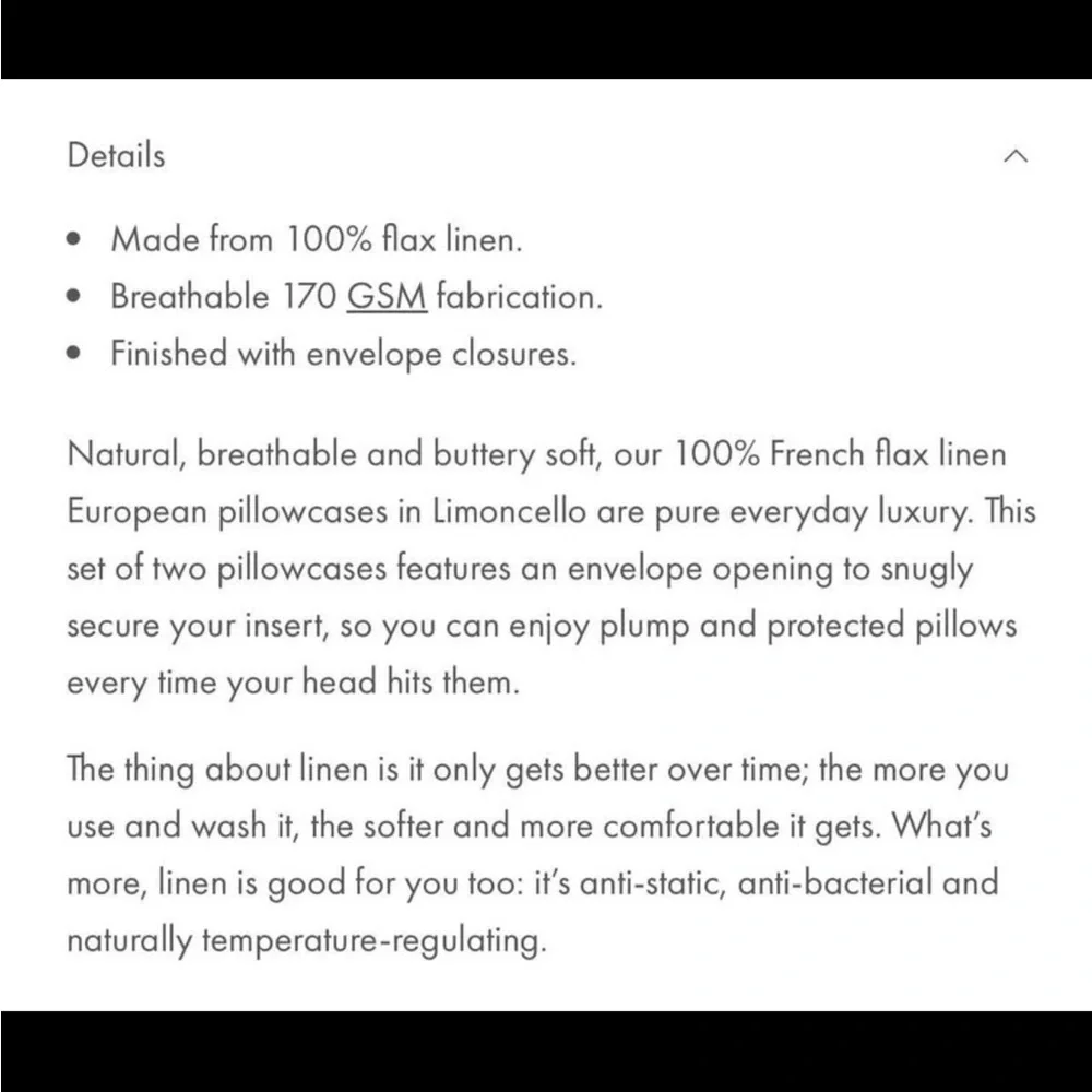 Butter Yellow Linen Euro Pillowcases (2) - Picture 5 of 5